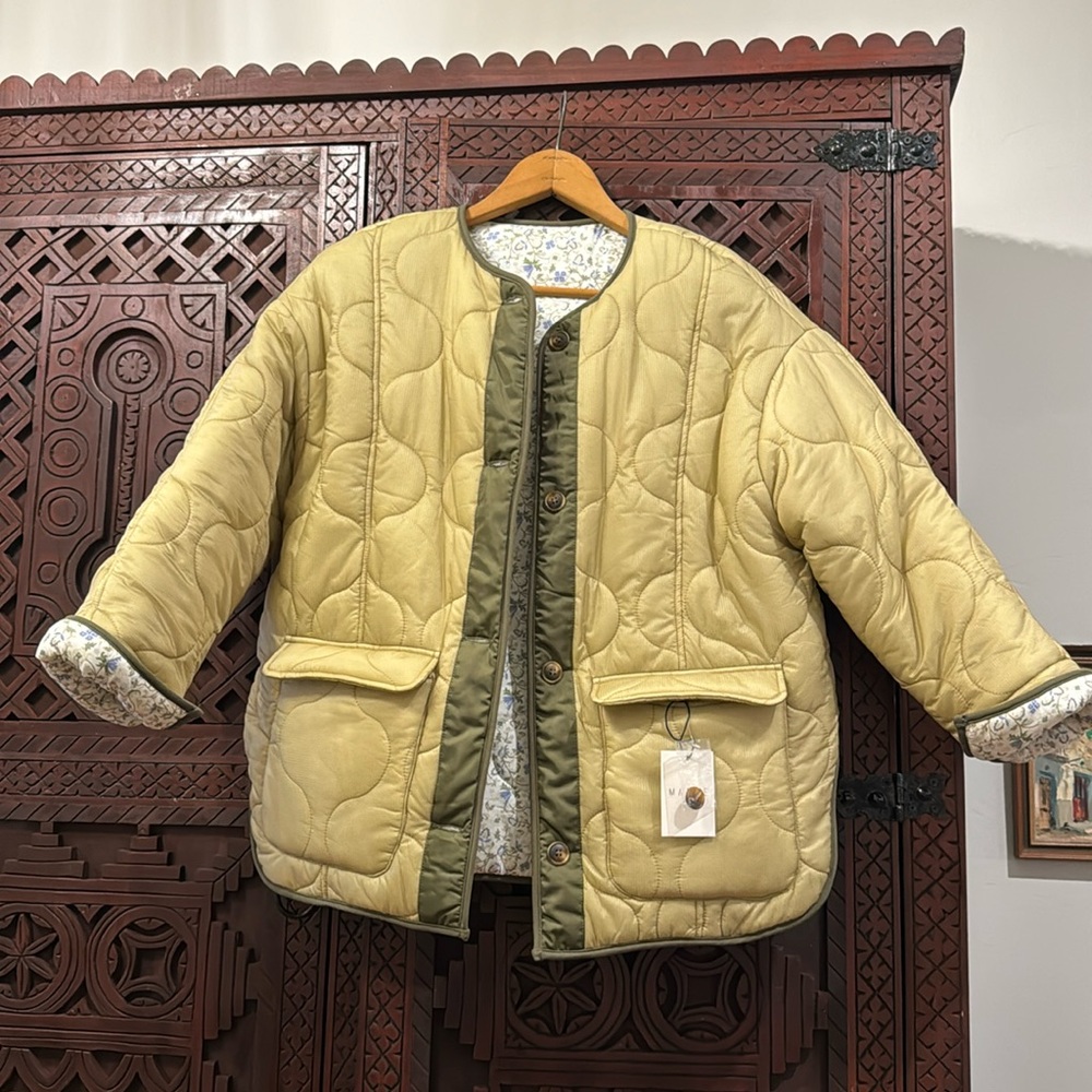 NWT Anthropologie Reversible Quilted Jacket